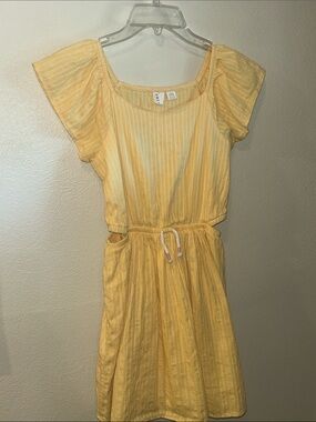 Roxy Girl Impala Yellow Summer Dress Size L